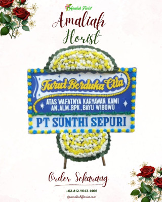 Papan Bunga Duka di Grogol