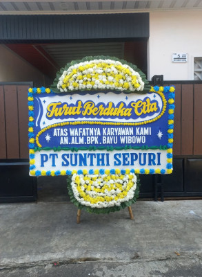 Papan Bunga Duka di Grogol