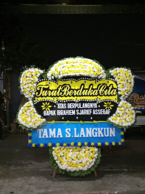 Papan Bunga Duka di Grogol