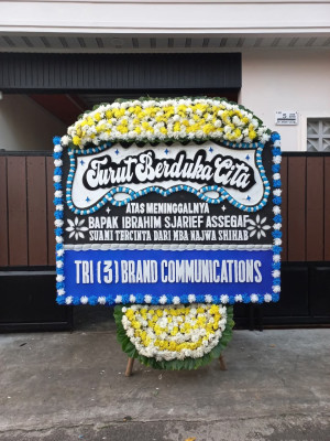 Papan Bunga Duka di Grogol
